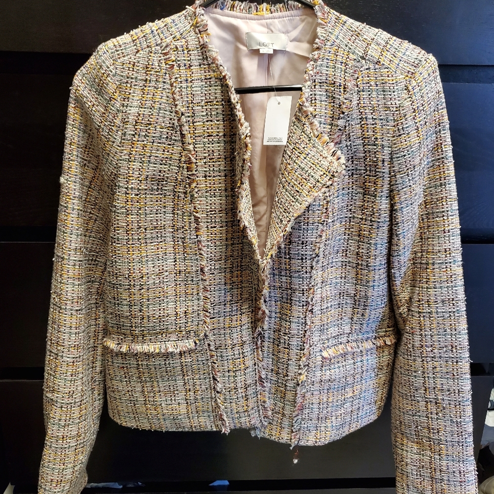 Loft tweed blazer